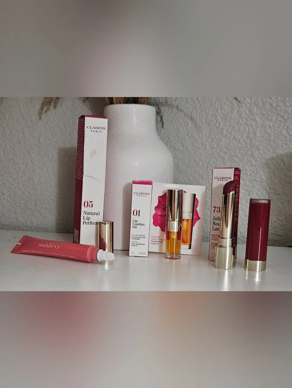 CLARINS Lip Beauty/Treatment Trio Set